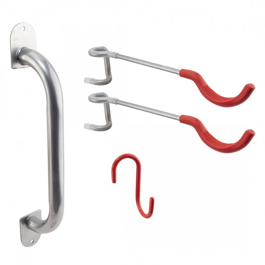 STORAGE HOOK DELTA SINGLE BIKE WALL MOUNT POLE RACK – emerald bay bikes