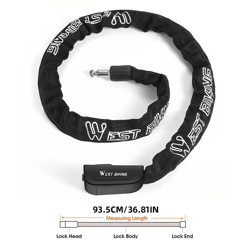Load image into Gallery viewer, WEST BIKING Bike Chain Lock
